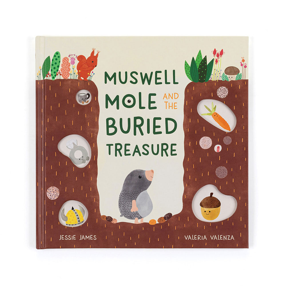 Muswell Mole and the Buried Treasure Book - Jellycat Sale
