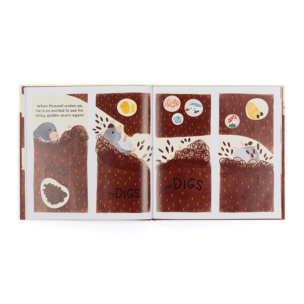Muswell Mole and the Buried Treasure Book - Jellycat Sale