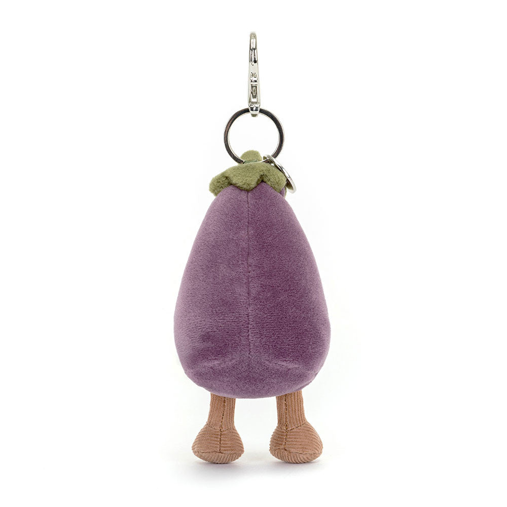 Amuseables Eggplant Bag Charm - Jellycat For Sale