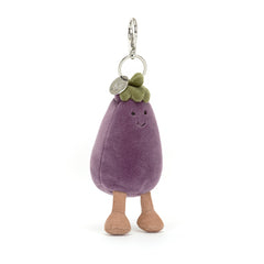 Amuseables Eggplant Bag Charm - Jellycat For Sale