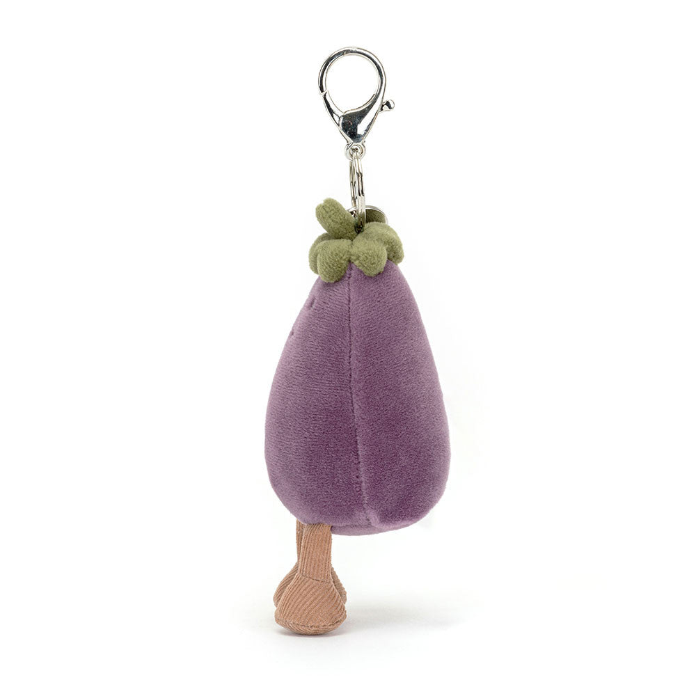 Amuseables Eggplant Bag Charm - Jellycat For Sale