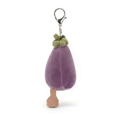 Amuseables Eggplant Bag Charm - Jellycat For Sale