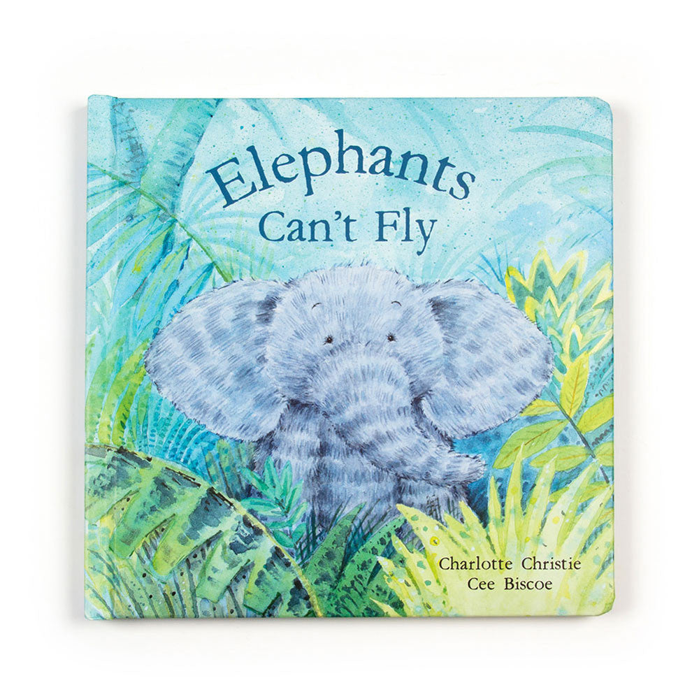 Elephants Can't Fly Book & Fuddlewuddle Elephant Medium - Jellycat