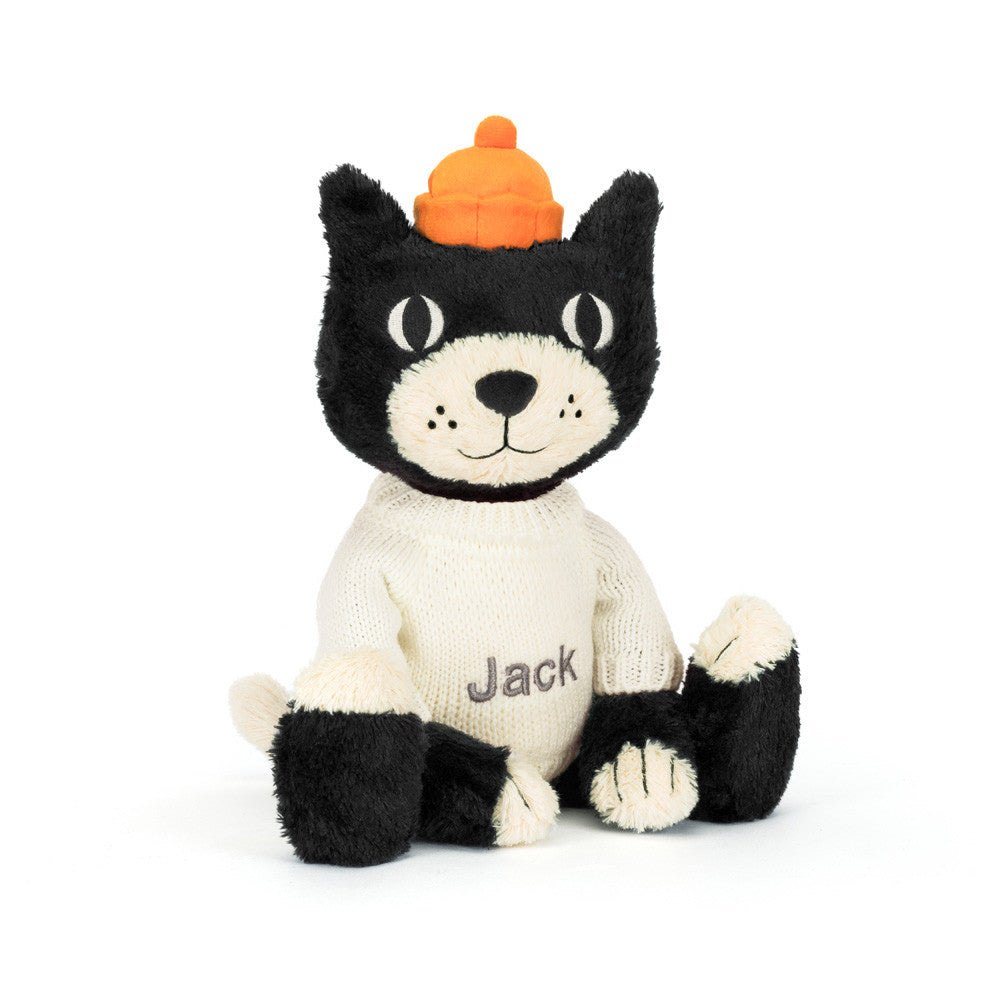 Jellycat Jack with Personalized Cream Jumper - Jellycat