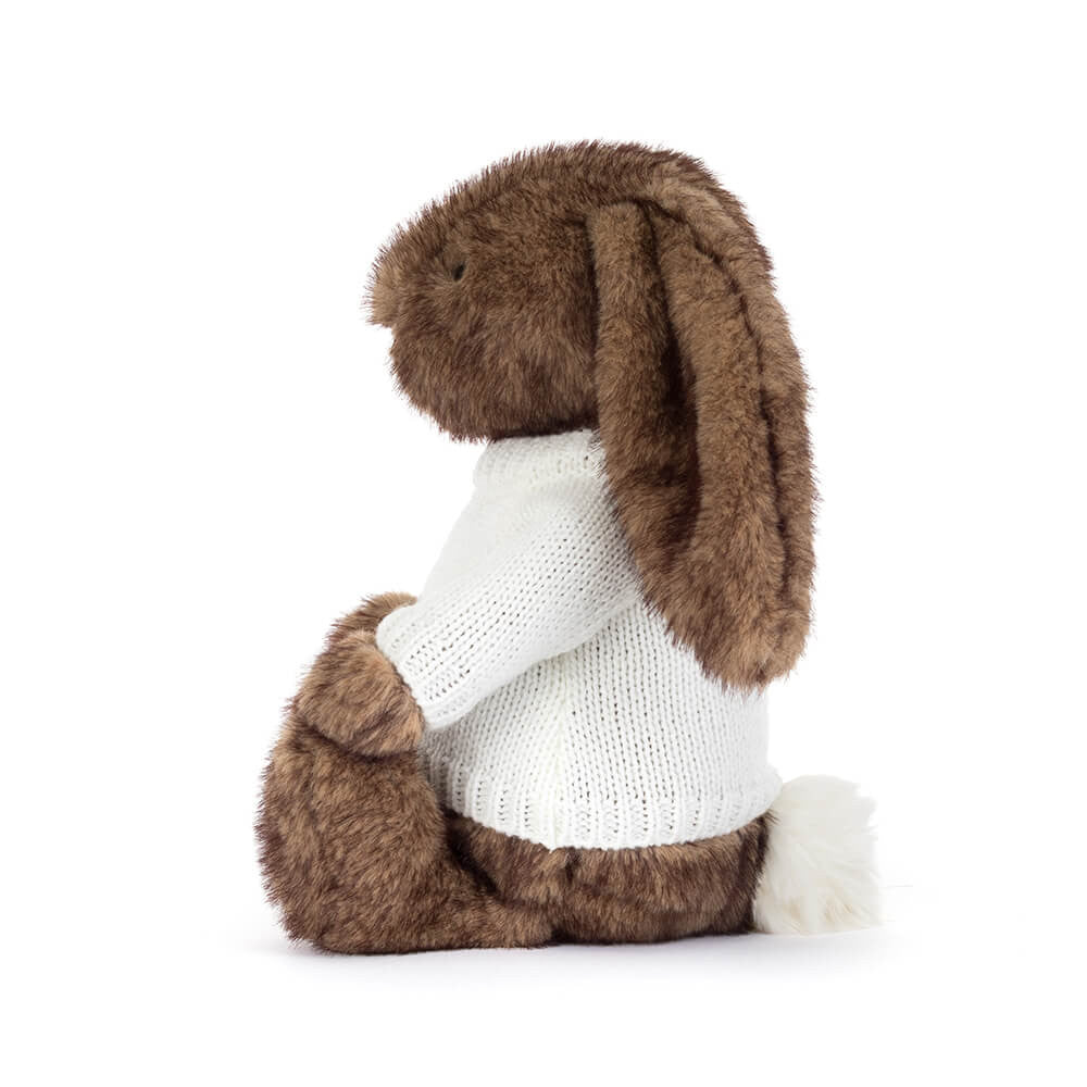 Hoppleston Luxe Bunny with Personalized Cream Jumper - Jellycat Discount