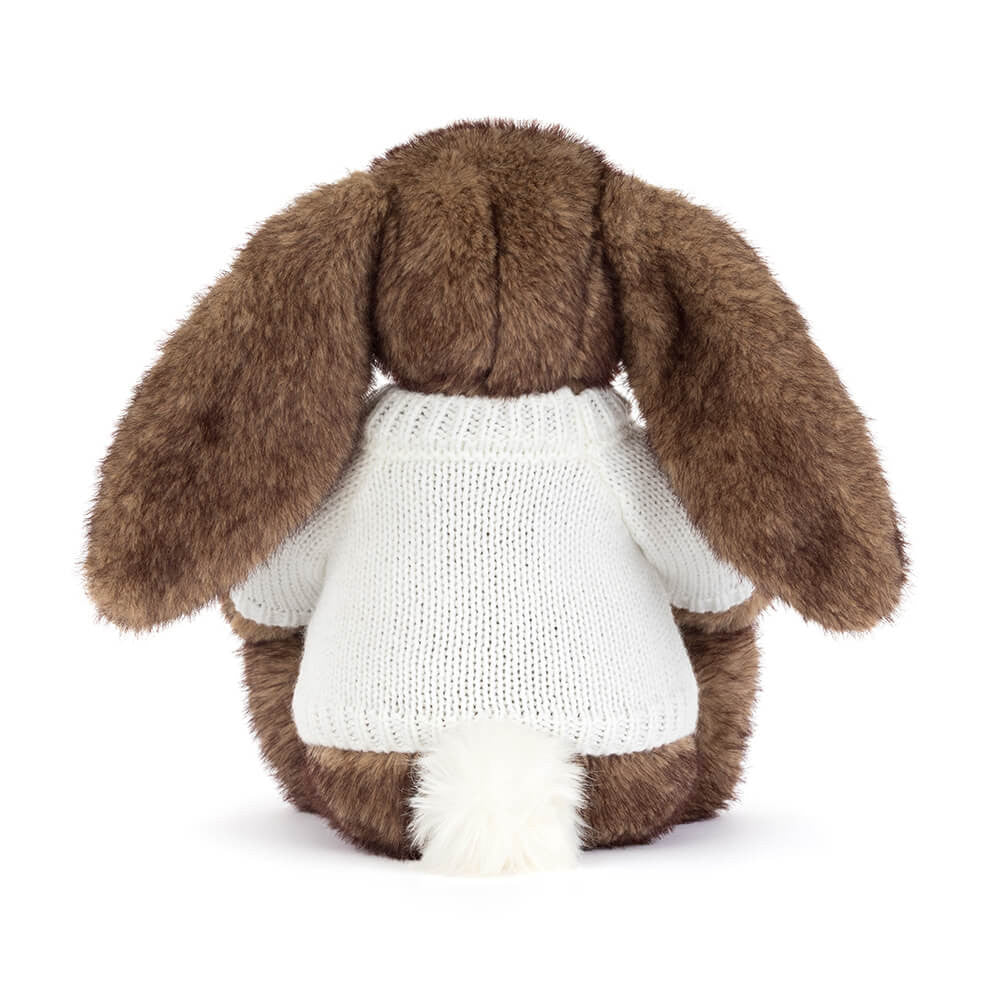 Hoppleston Luxe Bunny with Personalized Cream Jumper - Jellycat Discount