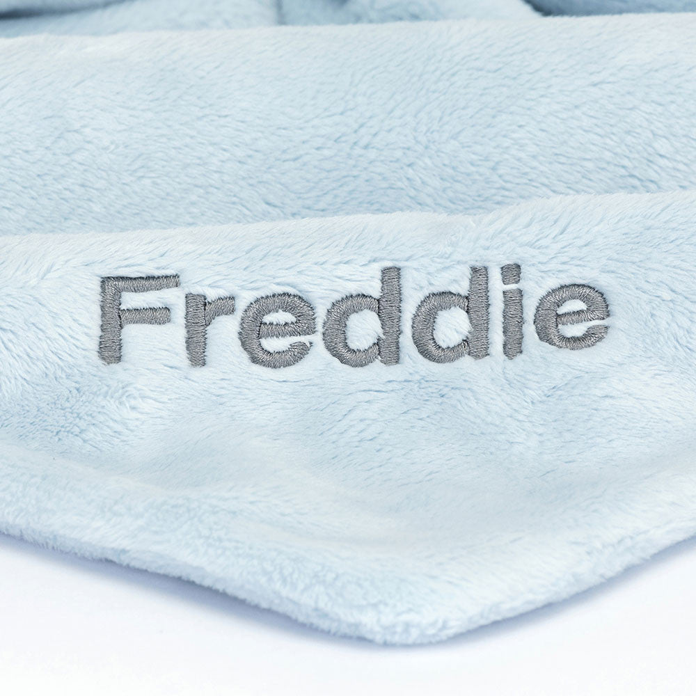 Personalized Bashful Blue Bunny Soother - Jellycat Sale