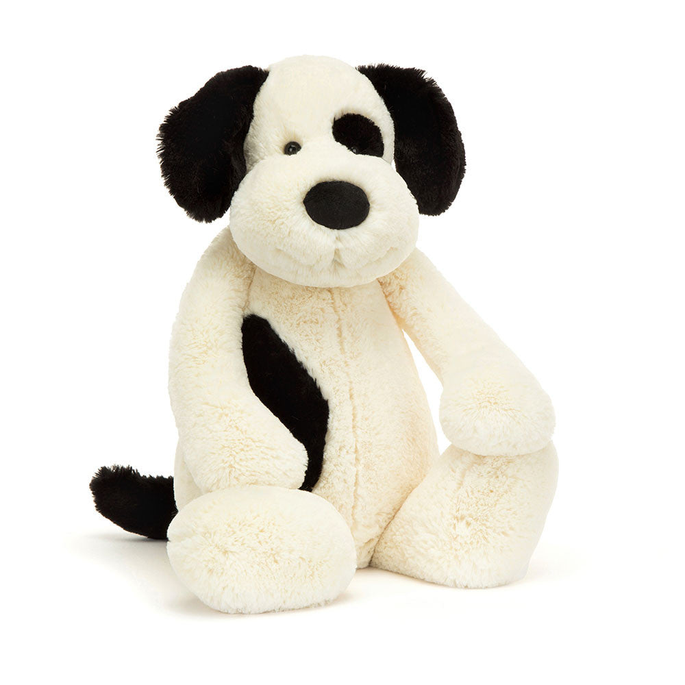 Bashful Black & Cream Puppy - Jellycat Online