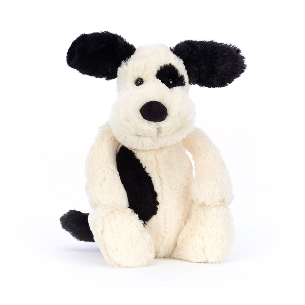Bashful Black & Cream Puppy - Jellycat Online