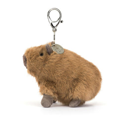 Clyde Capybara Bag Charm - Jellycat For Sale