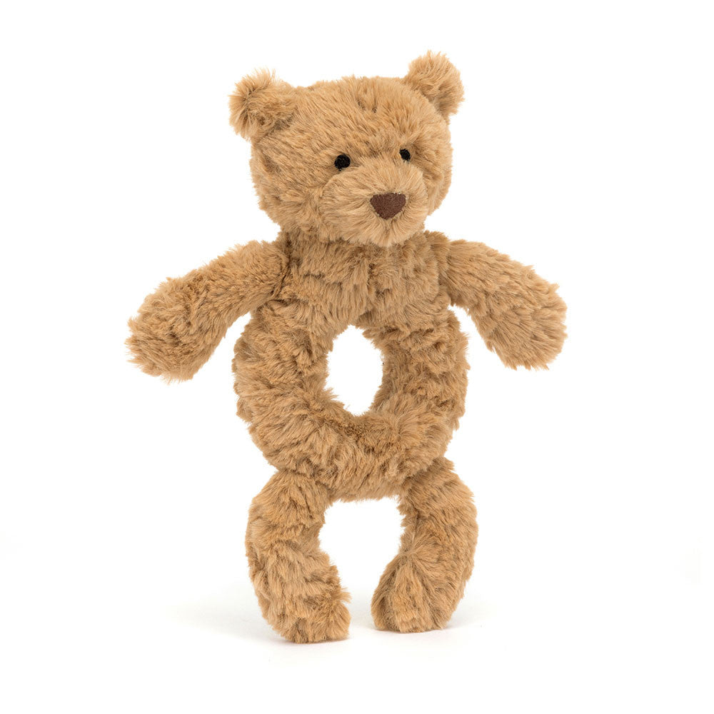 Bartholomew Bear Ring Rattle - Jellycat Online