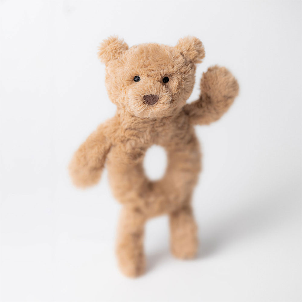 Bartholomew Bear Ring Rattle - Jellycat Online