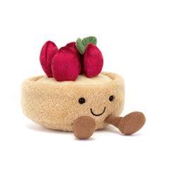 Amuseables Fleurette Tarte Aux Fraises - Jellycat Sale