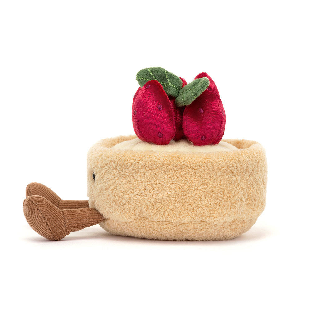 Amuseables Fleurette Tarte Aux Fraises - Jellycat Sale