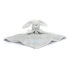 Personalized Bashful Silver Bunny Soother - Jellycat Sale