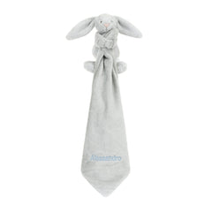 Personalized Bashful Silver Bunny Soother - Jellycat Sale