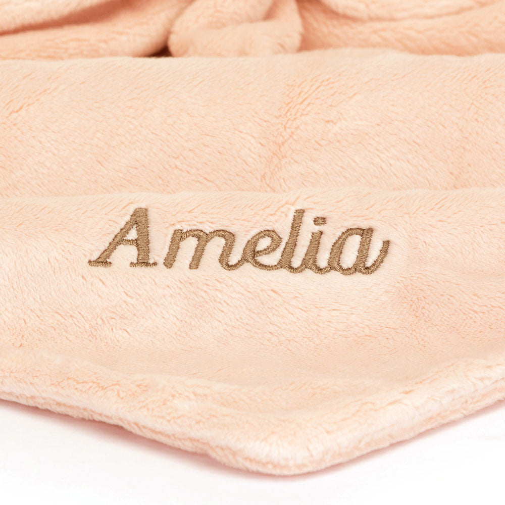 Personalized Bashful Blush Bunny Soother - Jellycat