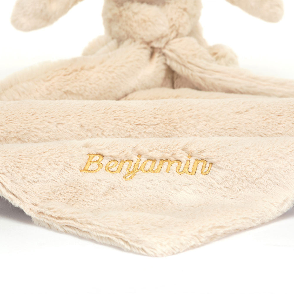 Personalized Bashful Luxe Bunny Willow Soother - Jellycat Sale