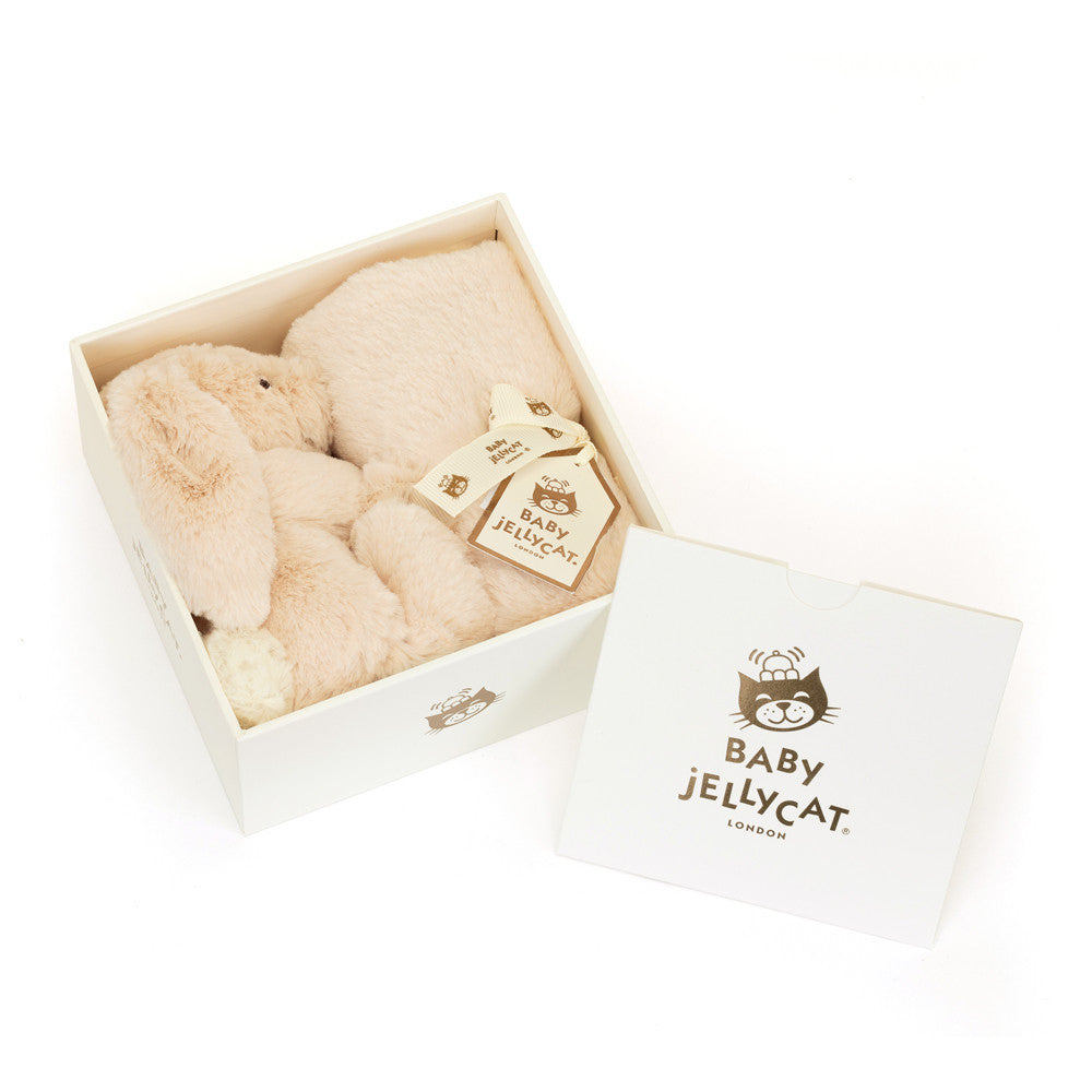 Personalized Bashful Luxe Bunny Willow Soother - Jellycat Sale