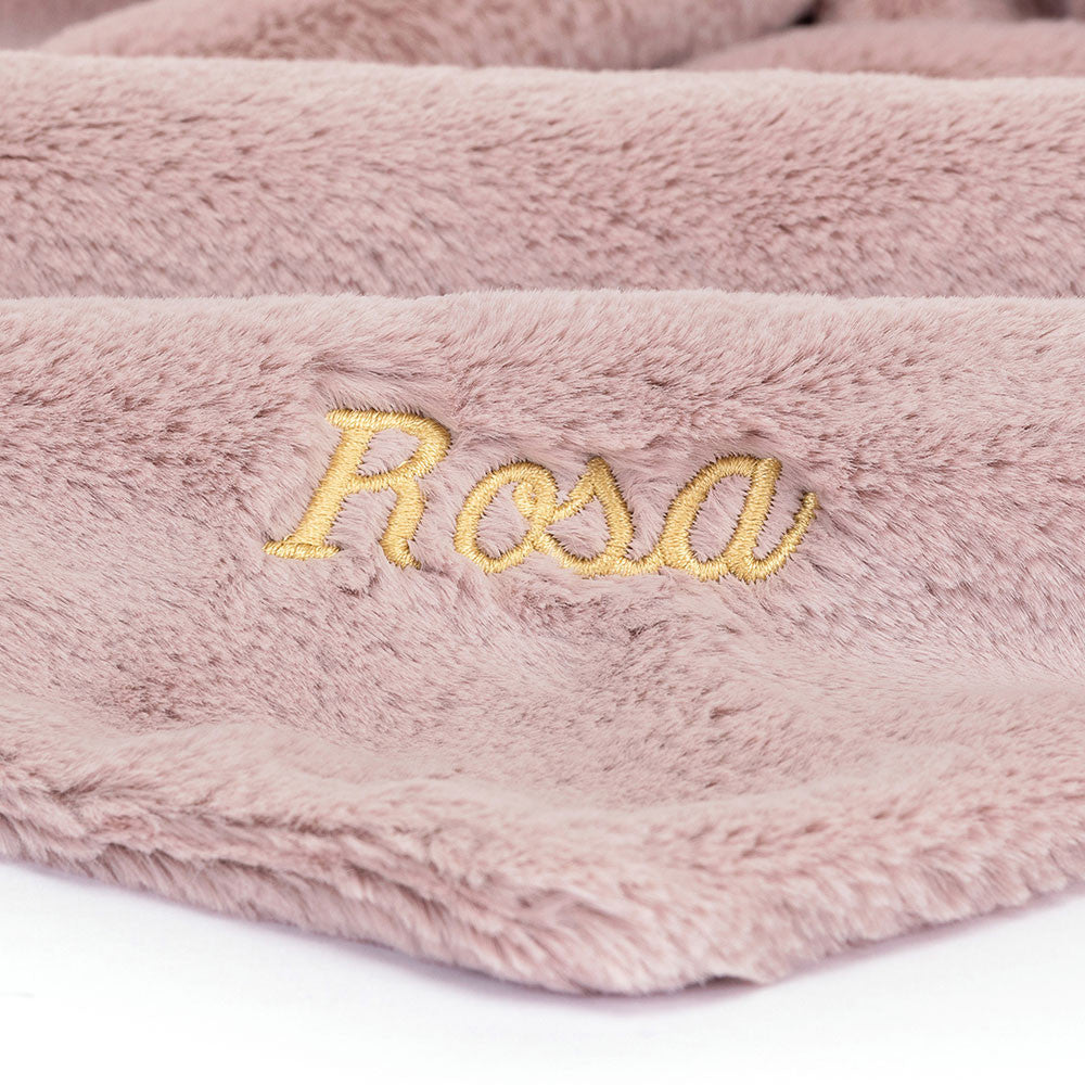 Personalized Bashful Luxe Bunny Rosa Soother - Jellycat Discount