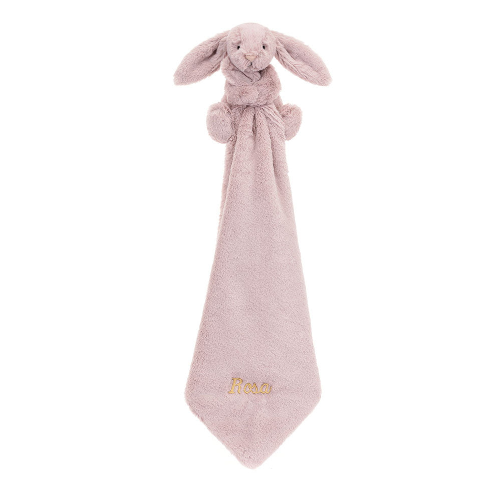 Personalized Bashful Luxe Bunny Rosa Soother - Jellycat Discount