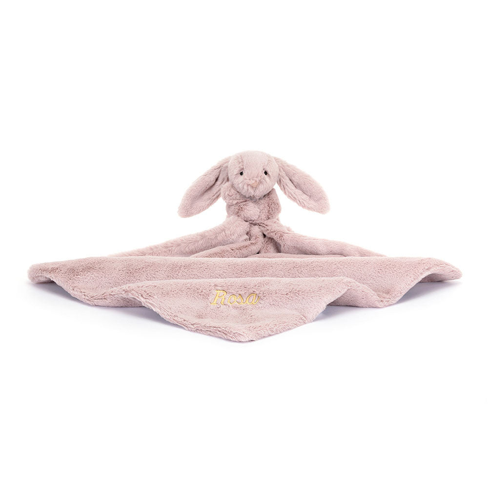 Personalized Bashful Luxe Bunny Rosa Soother - Jellycat Discount