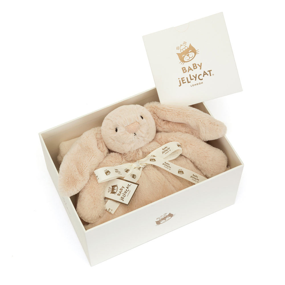 Personalized Bashful Luxe Bunny Willow Blankie - Jellycat