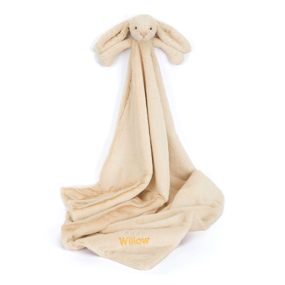 Personalized Bashful Luxe Bunny Willow Blankie - Jellycat