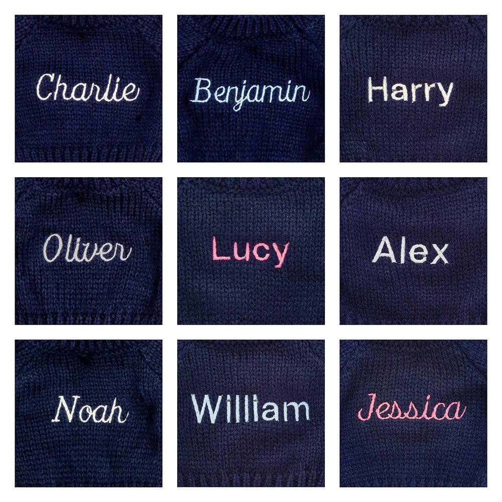 Bashful Twinkle Bunny with Personalized Navy Jumper - Jellycat Sale