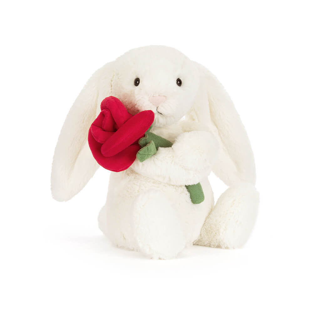 Cream Bunny with Rose - Jellycat Sale