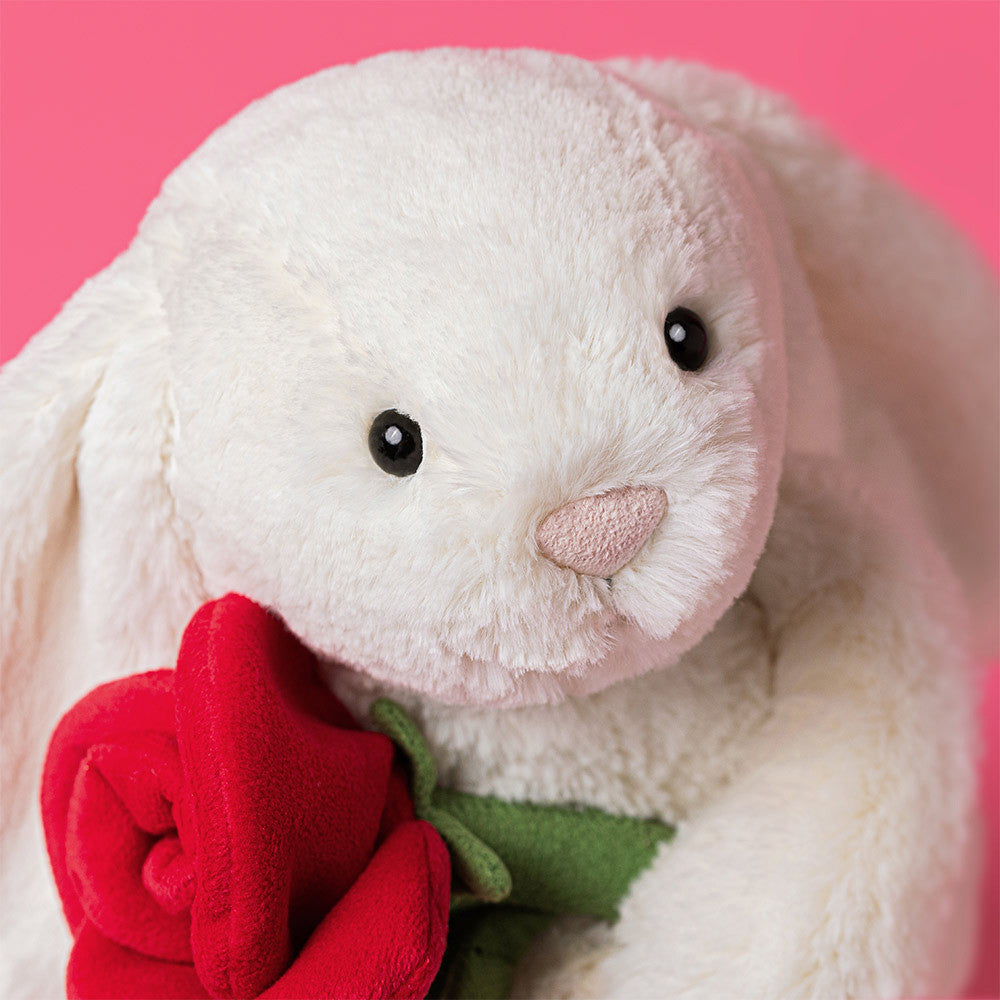 Cream Bunny with Rose - Jellycat Sale
