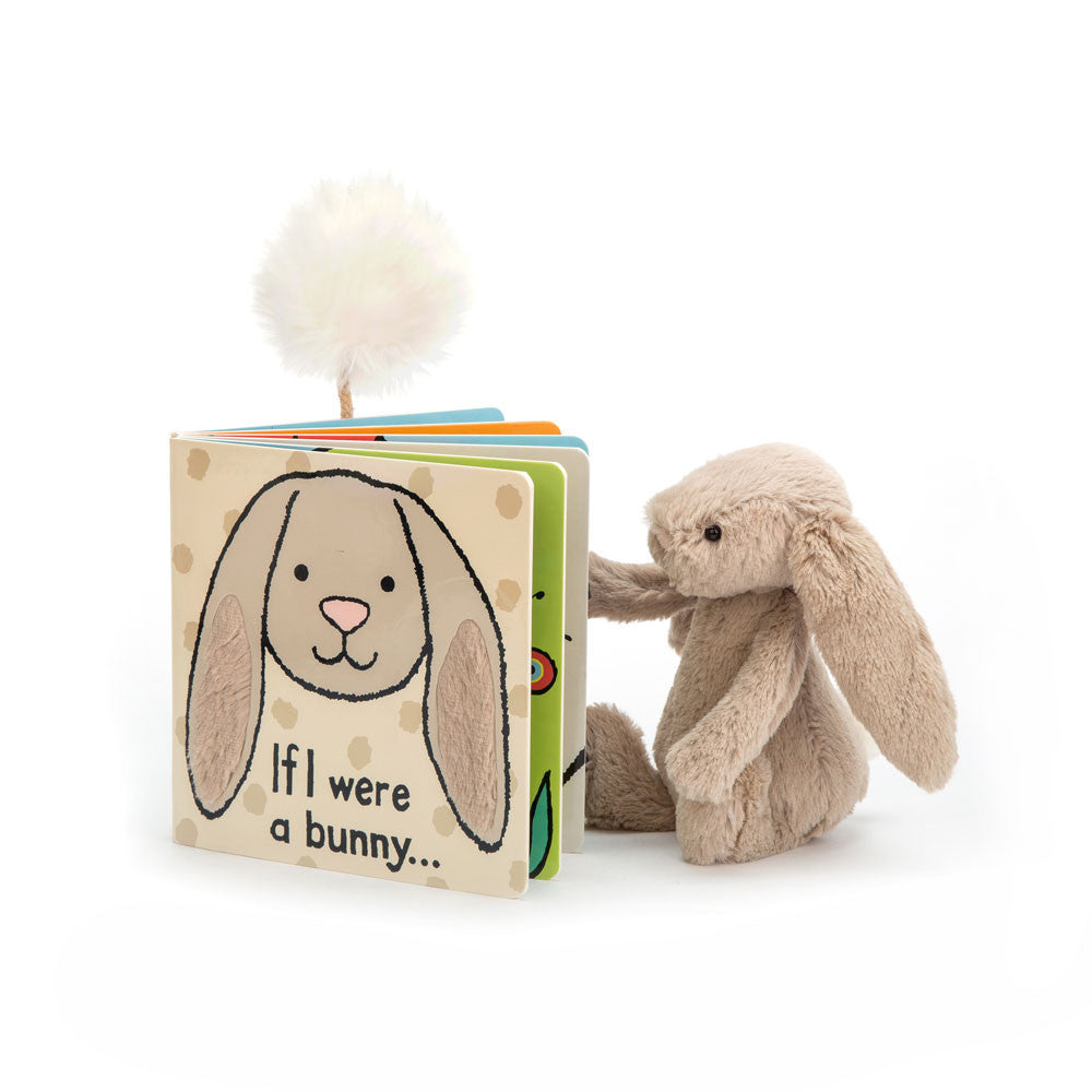 If I Were a Bunny Book & Bashful Beige Bunny Small - Jellycat For Sale