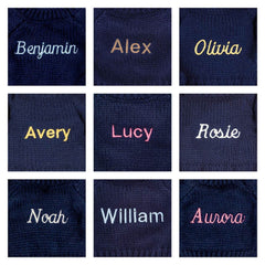 Bashful Luxe Bunny Luna with Personalized Navy Jumper - Jellycat Discount