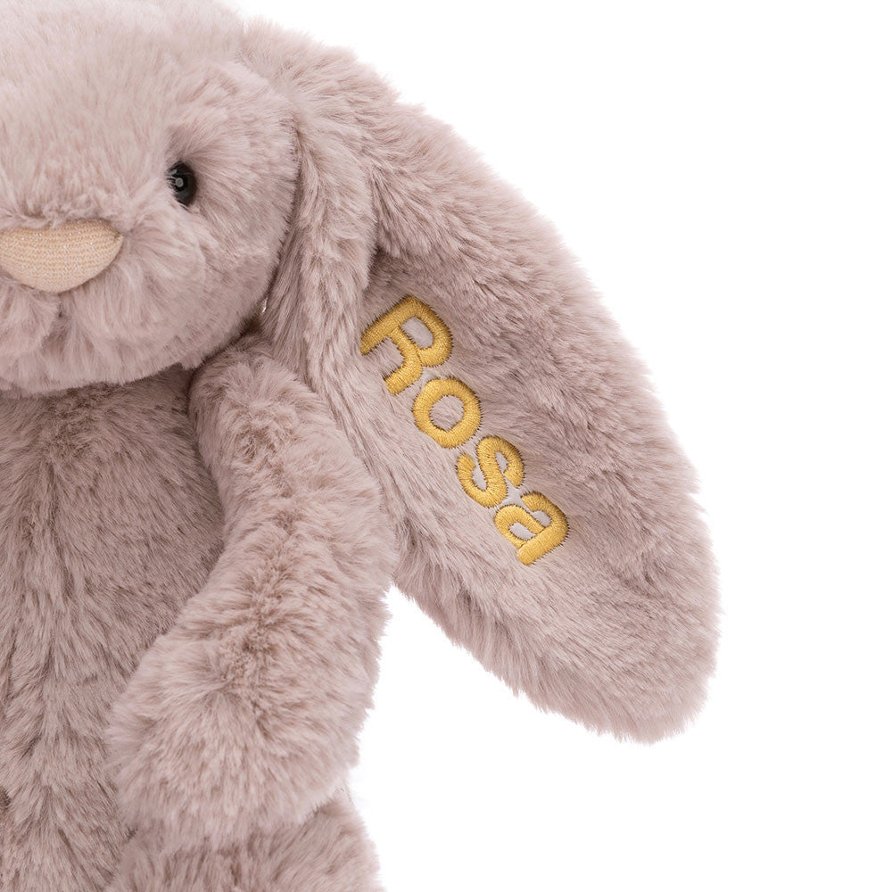Personalized Bashful Luxe Bunny Rosa Medium - Jellycat Online