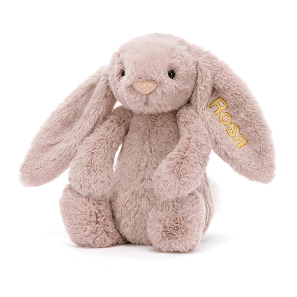 Personalized Bashful Luxe Bunny Rosa Medium - Jellycat Online