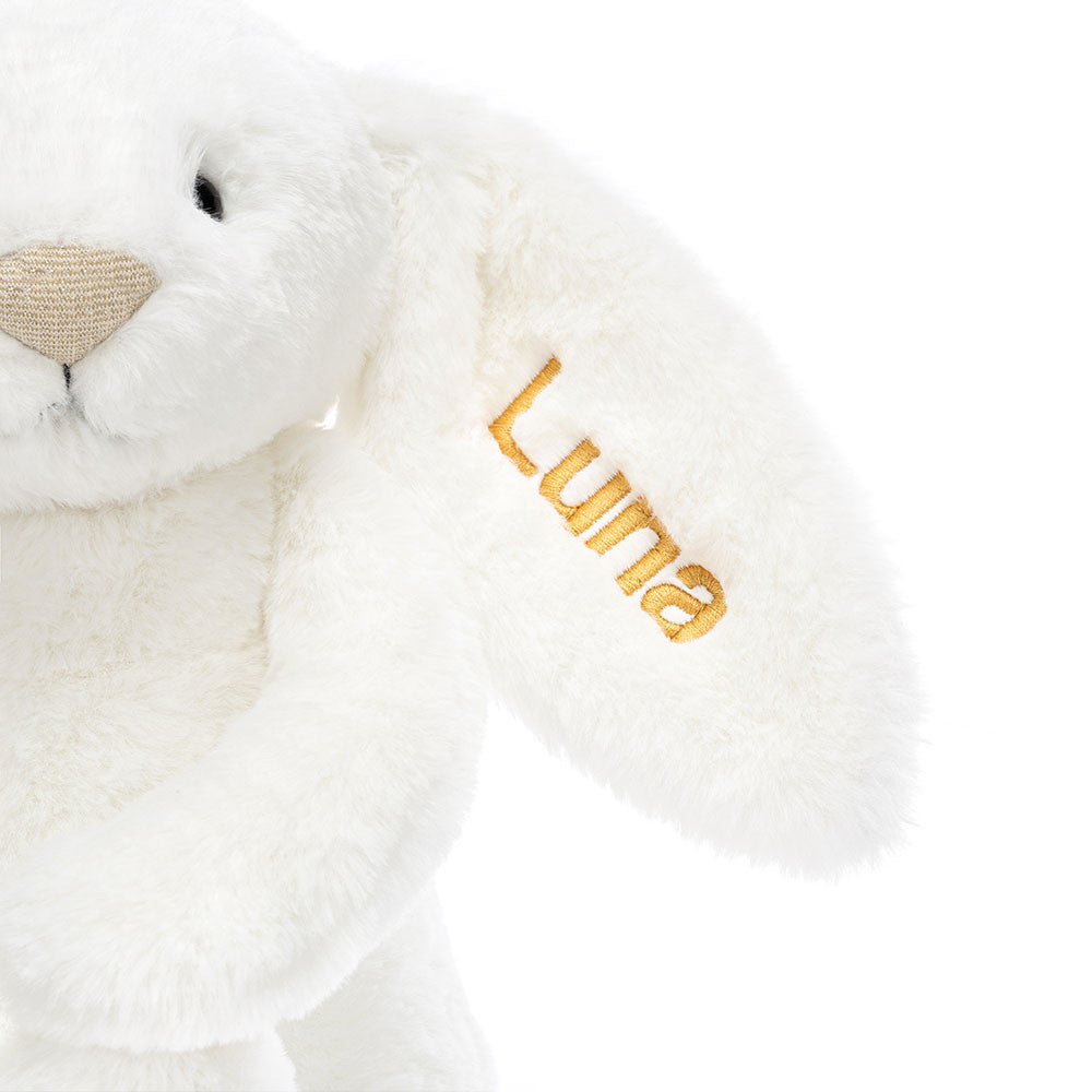 Personalized Bashful Luxe Bunny Luna Medium - Jellycat Discount