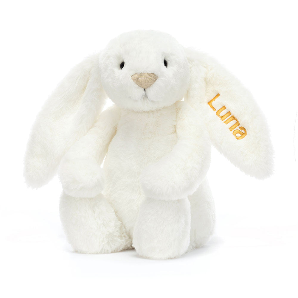 Personalized Bashful Luxe Bunny Luna Medium - Jellycat Discount