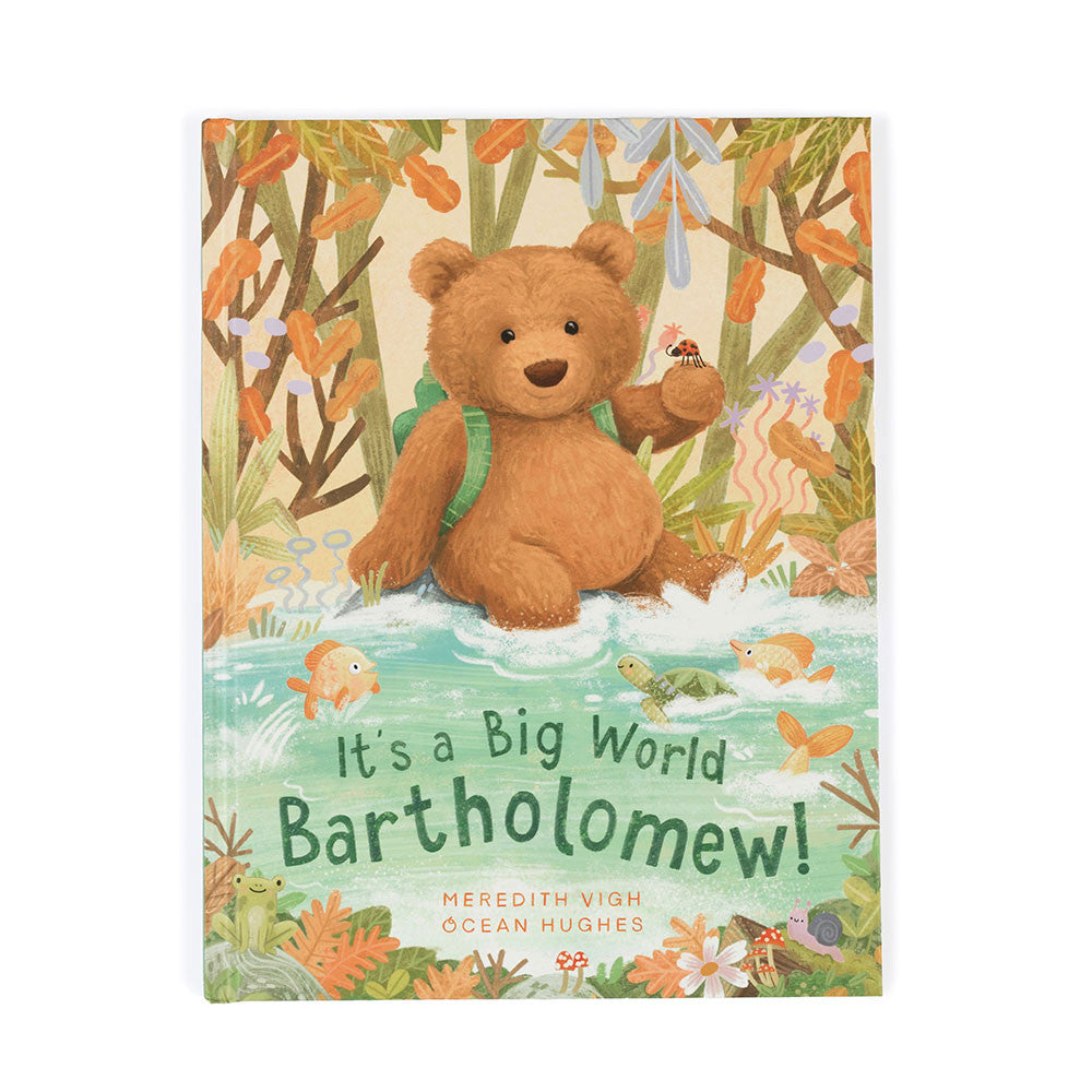 It's a Big World Bartholomew Book & Bartholomew Bear Medium - Jellycat Online