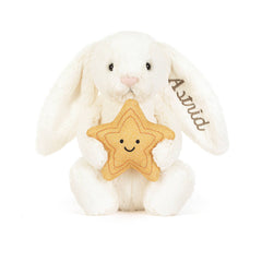 Personalized Cream Bunny with Star - Jellycat Online