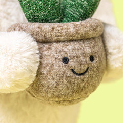 Cream Bunny with Plant - Jellycat For Sale