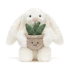 Cream Bunny with Plant - Jellycat For Sale