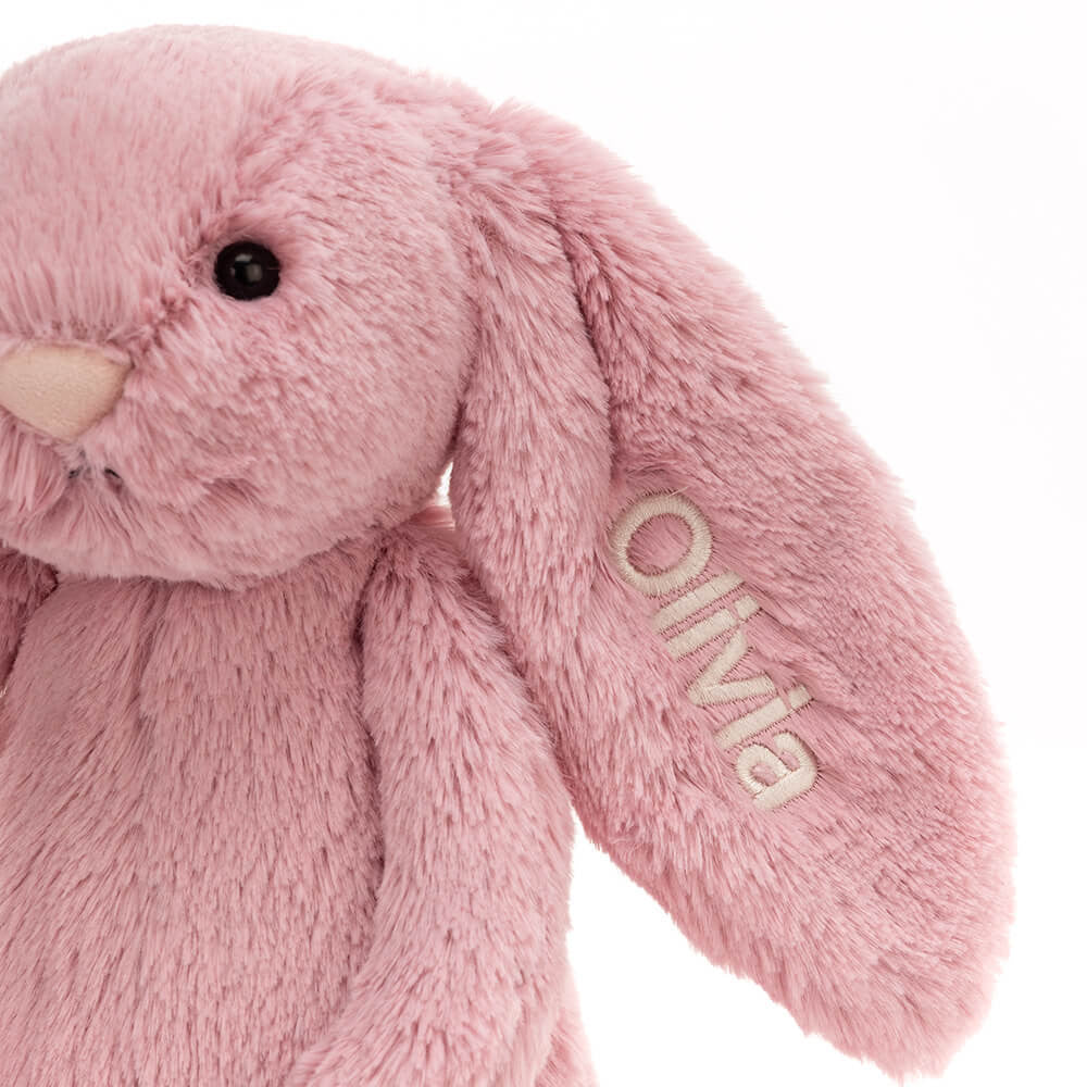 Personalized Bashful Tulip Pink Bunny Medium - Jellycat Online