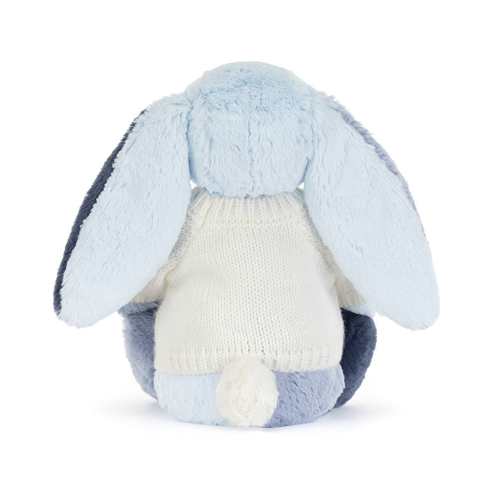 Puddlesea Bunny with Personalized Cream Jumper - Jellycat Sale