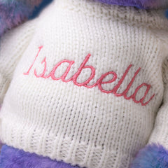 Zodihop Luxe Bunny with Personalized Cream Jumper - Jellycat Discount