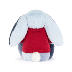 Puddlesea Bunny with Personalized Red Jumper - Jellycat