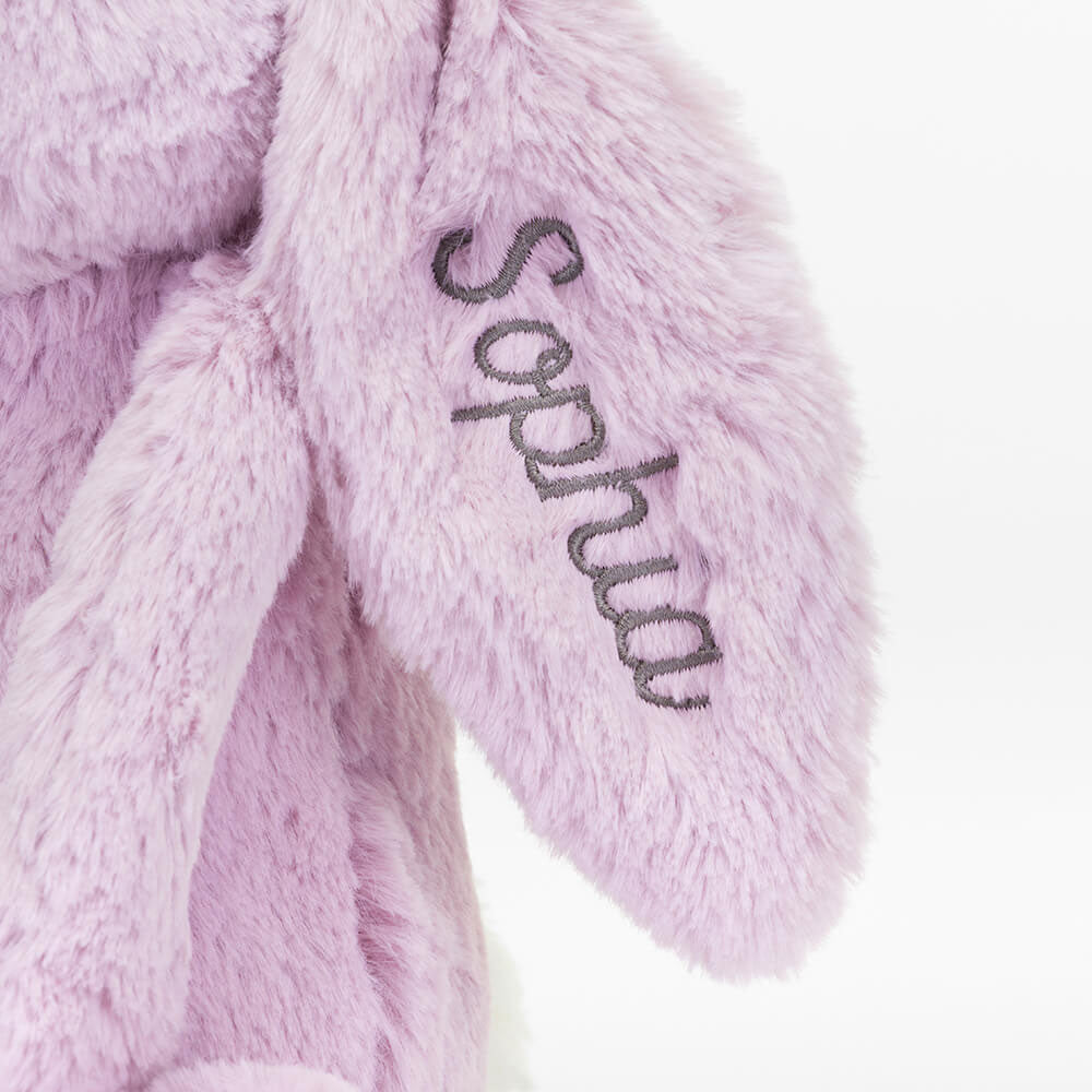 Personalized Bashful Lilac Bunny Medium - Jellycat Discount