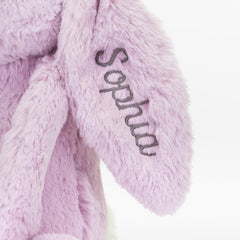 Personalized Bashful Lilac Bunny Medium - Jellycat Discount