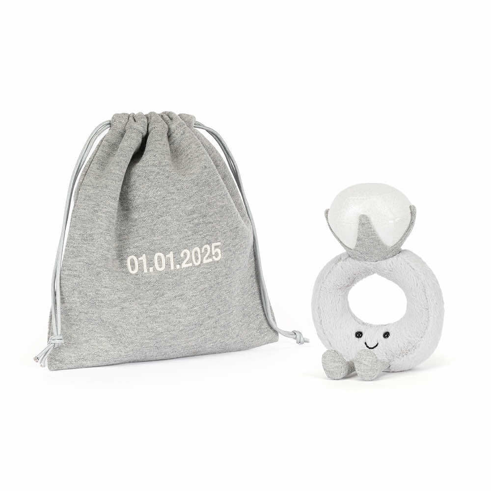 Amuseables Diamond Ring with Personalized Bag - Jellycat For Sale