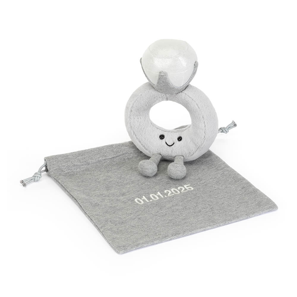 Amuseables Diamond Ring with Personalized Bag - Jellycat For Sale