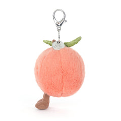 Amuseables Peach Bag Charm - Jellycat For Sale